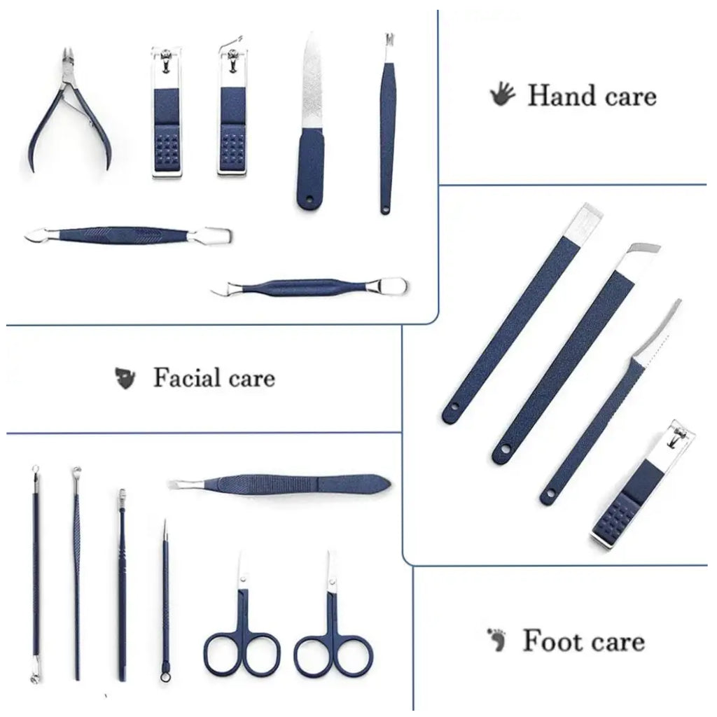 Stainless Steel 12pcs Manicure and Pedicure Tool Set