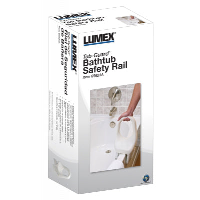 Lumex Tub-Guard Bathtub Safety Rails - 12" Height - Wealcan