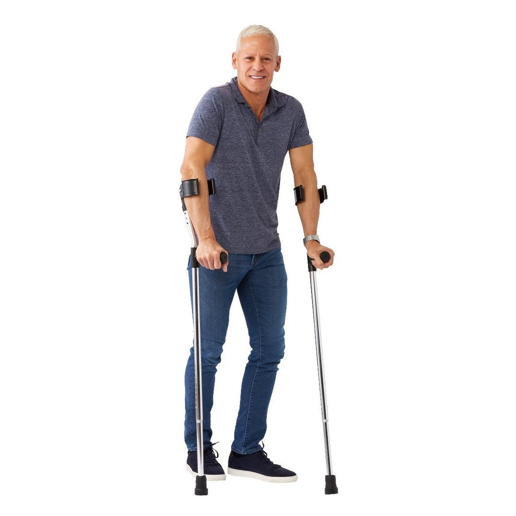 Guardian Aluminum Forearm Crutches Adult Pair (PR)