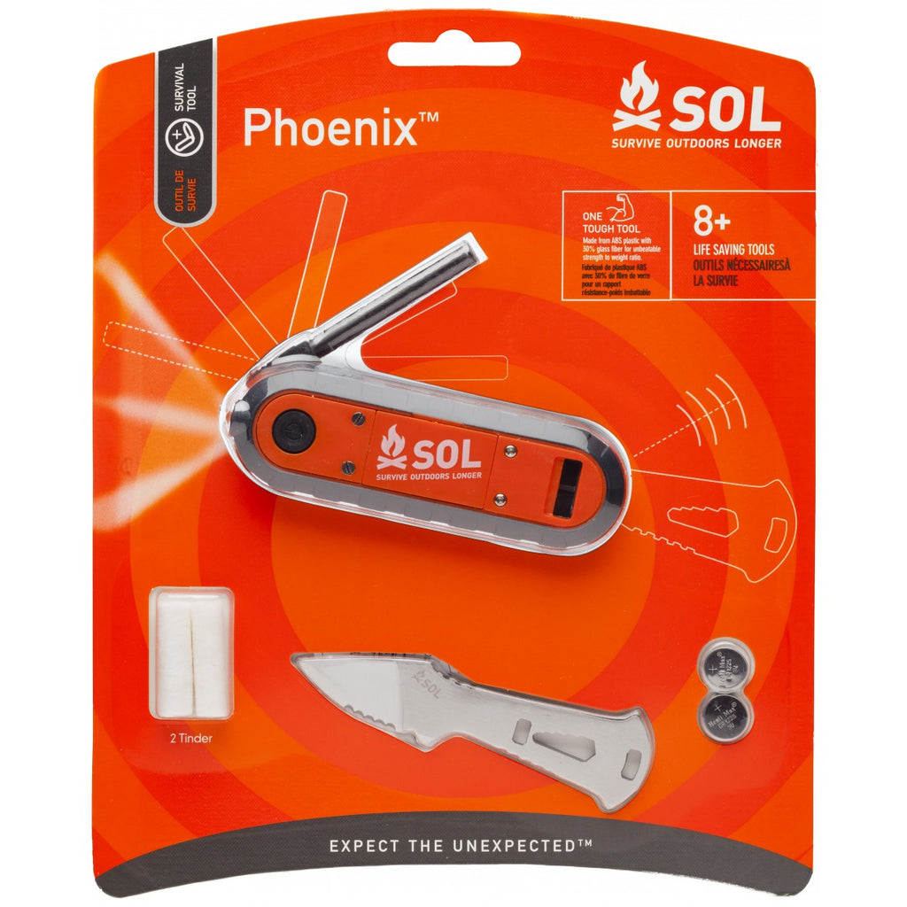 SOL Phoenix Multi-purpose Survival Tools - Wealcan