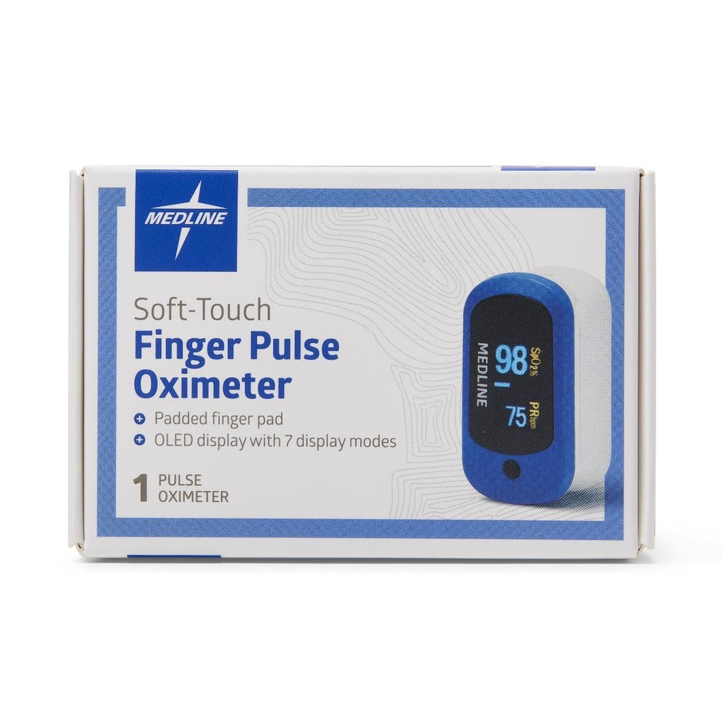 Soft Touch Fingertip Pulse Oximeter  OLED Display-1