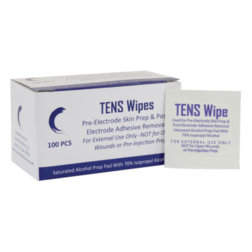 TENS Skin Prep Wipes - Wealcan