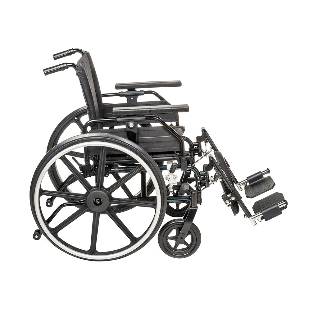 Drive Viper Plus GT 22" Wheelchair with Elevating Leg-rest K0004