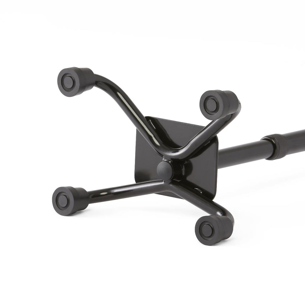 Medline Aluminum Quad Cane with Small Base. Black