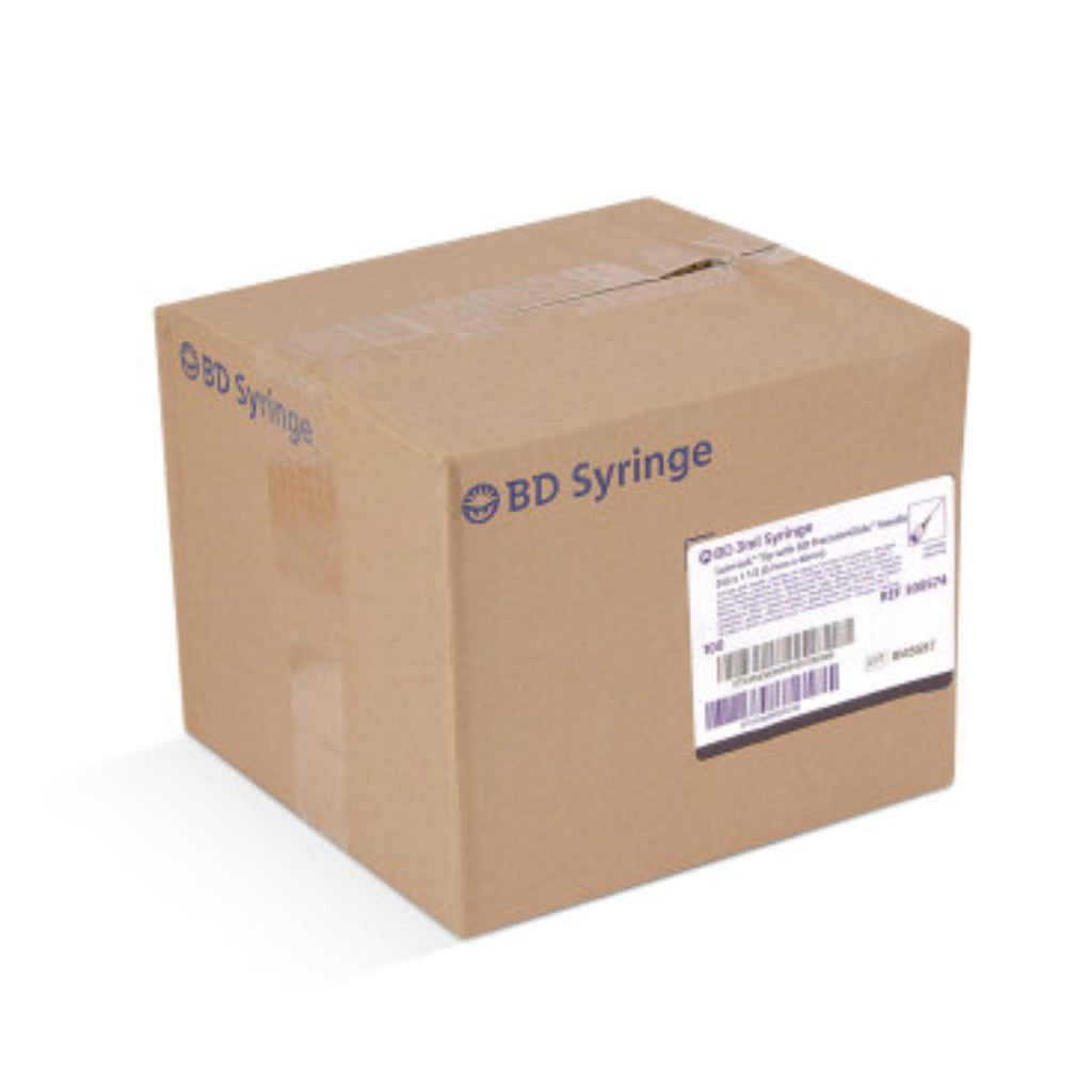 BD 3 mL Luer-Lok™ Syringe with Needle, Sterile 22G X 1.5"  100(BX)