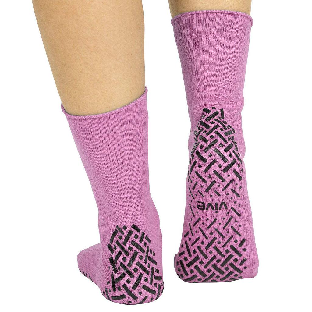 Non Slip Hospital Socks, Unisex -  (6) pairs