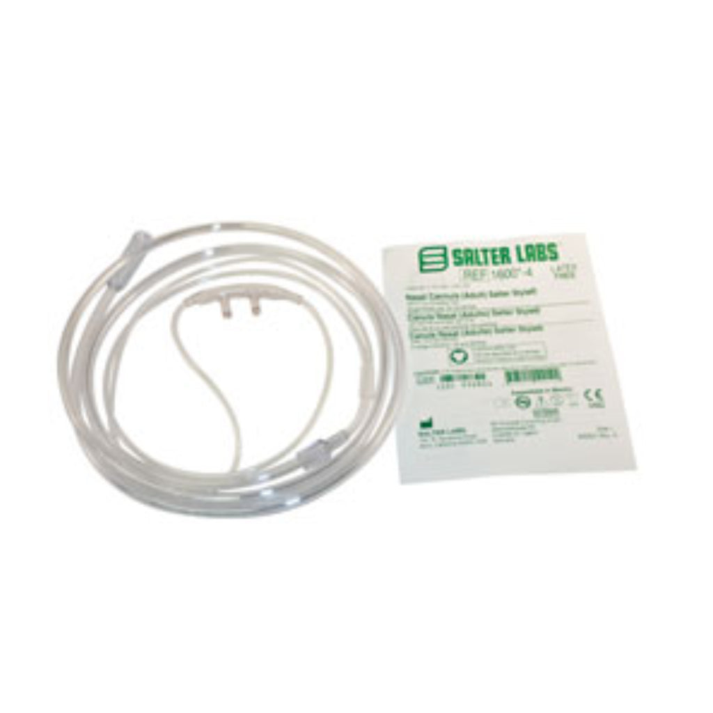 Salter Adult Nasal Cannula with 4' Oxygen Supply Tubing