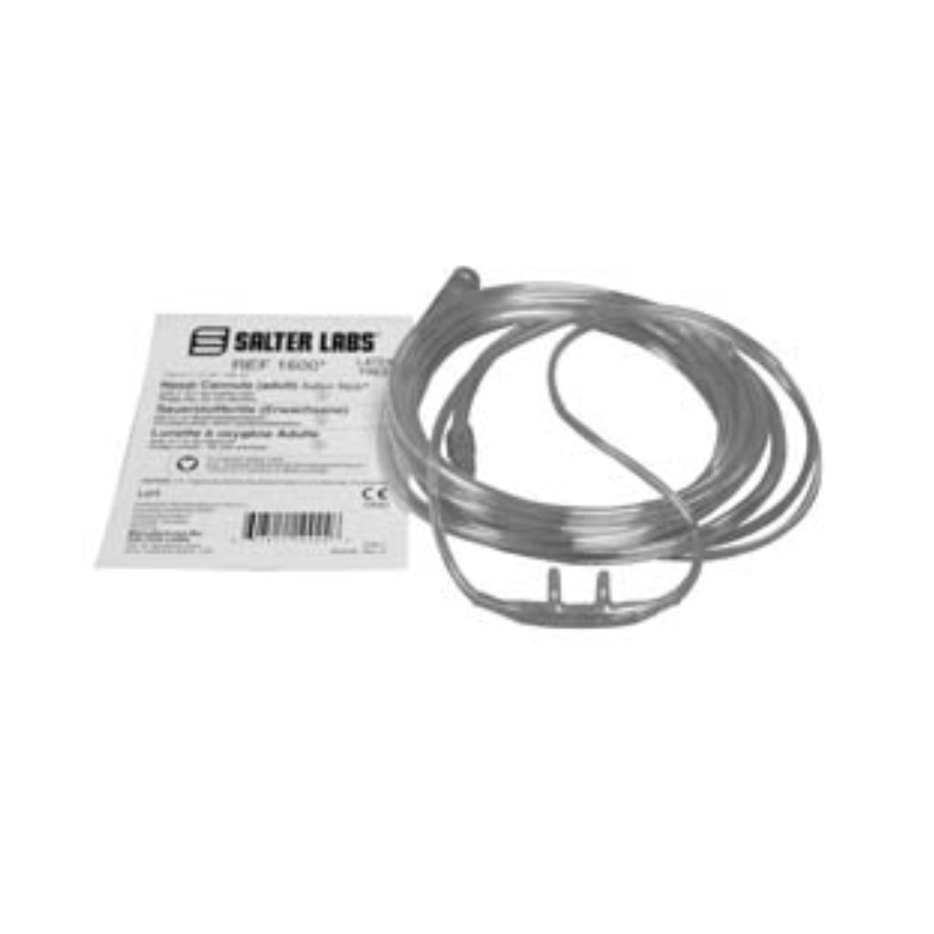 Salter Adult Nasal Cannula with 7' Oxygen Supply Tubing