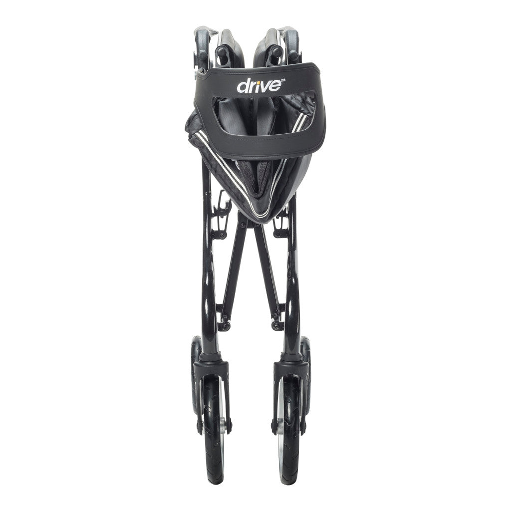 Nitro® Sprint HD Rollator Black, 500 lb weight capacity.