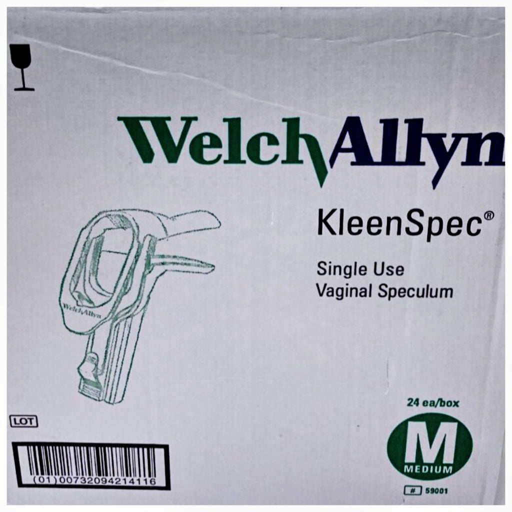 Welch Allyn KleenSpec 590 Disposable Vaginal Specula - Medium 24(CS)