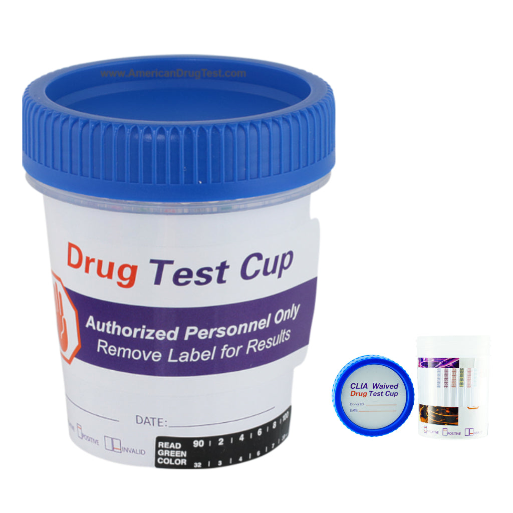 16 Panel Clicker Multi-Drug Urine Test Cup- (BX) 25 Cups (FUO)