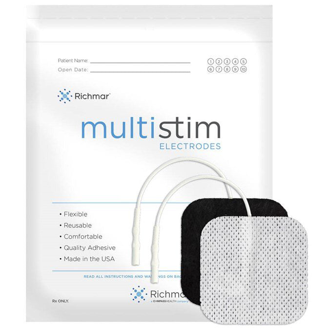 Multi Stim Cloth Electrodes Rectangle 3” x 5”  (2/pk)