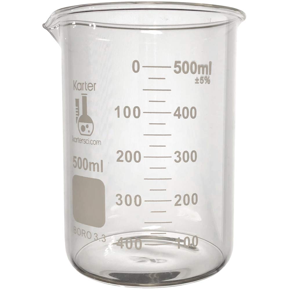 USA Lab 500ML Beaker Mug With Handle Borosilicate 3.3