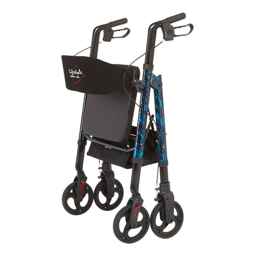 Regal Bariatric Aluminum 4 Wheel Rollator  8” Wheels