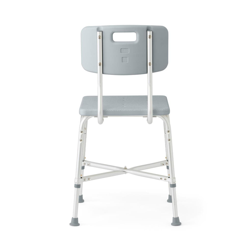 Medline Bariatric Shower Chair with Back 650 lb. Weight Capacity