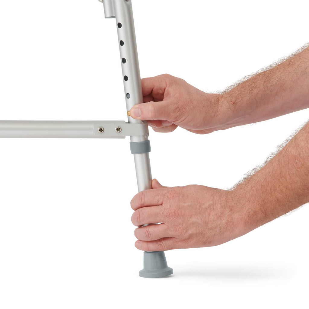 Medline Bariatric Shower Chair with Back 650 lb. Weight Capacity