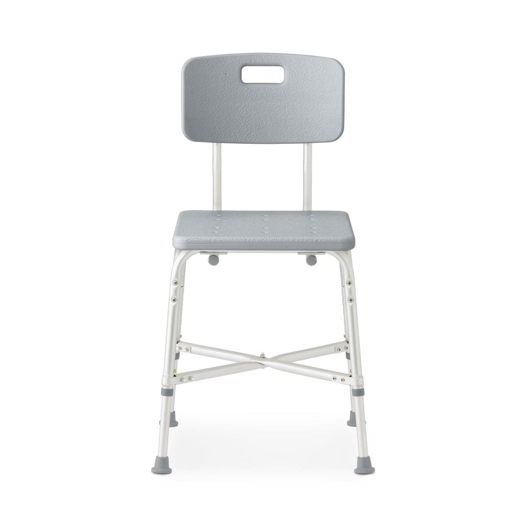 Medline Bariatric Shower Chair with Back 650 lb. Weight Capacity