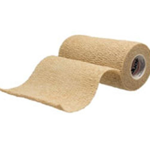 LF Cohesive Bandage Tan NS 4"x 5yd - Latex Free [A6454] - Wealcan