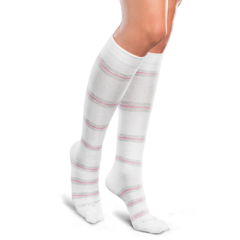 Patterned CoreSpun Socks 10-15 mmHg Unisex - Wealcan