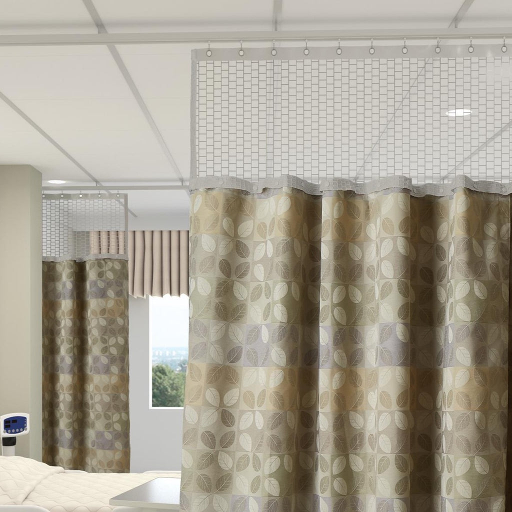 Snap-Panel Reusable Cubicle Curtains  Frost Pattern SPA 66"W x 66"H