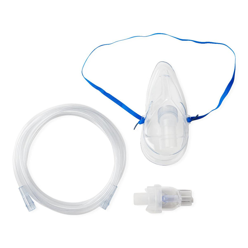 Disposable Handheld Nebulizer Kit with Adult Mask & Tubing.