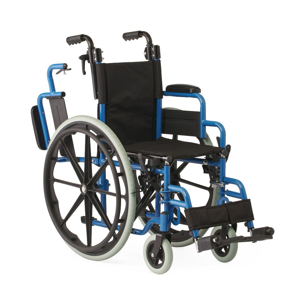 Kidz Pediatric Wheelchair 12" wide  with Telescoping Handles