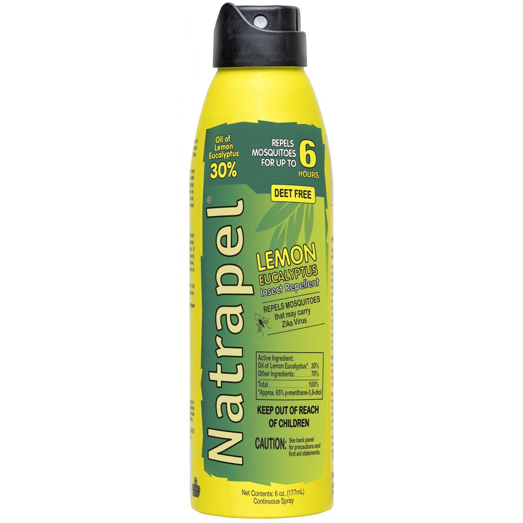 Natrapel Lemon Eucalyptus 6 oz, Insect Repellent - Wealcan