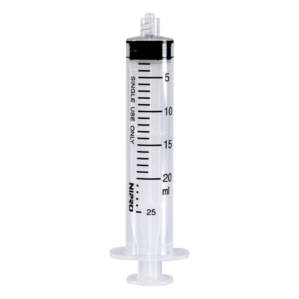 Nipro 20cc Syringe Without Luer Lock 50(BX) Sterile