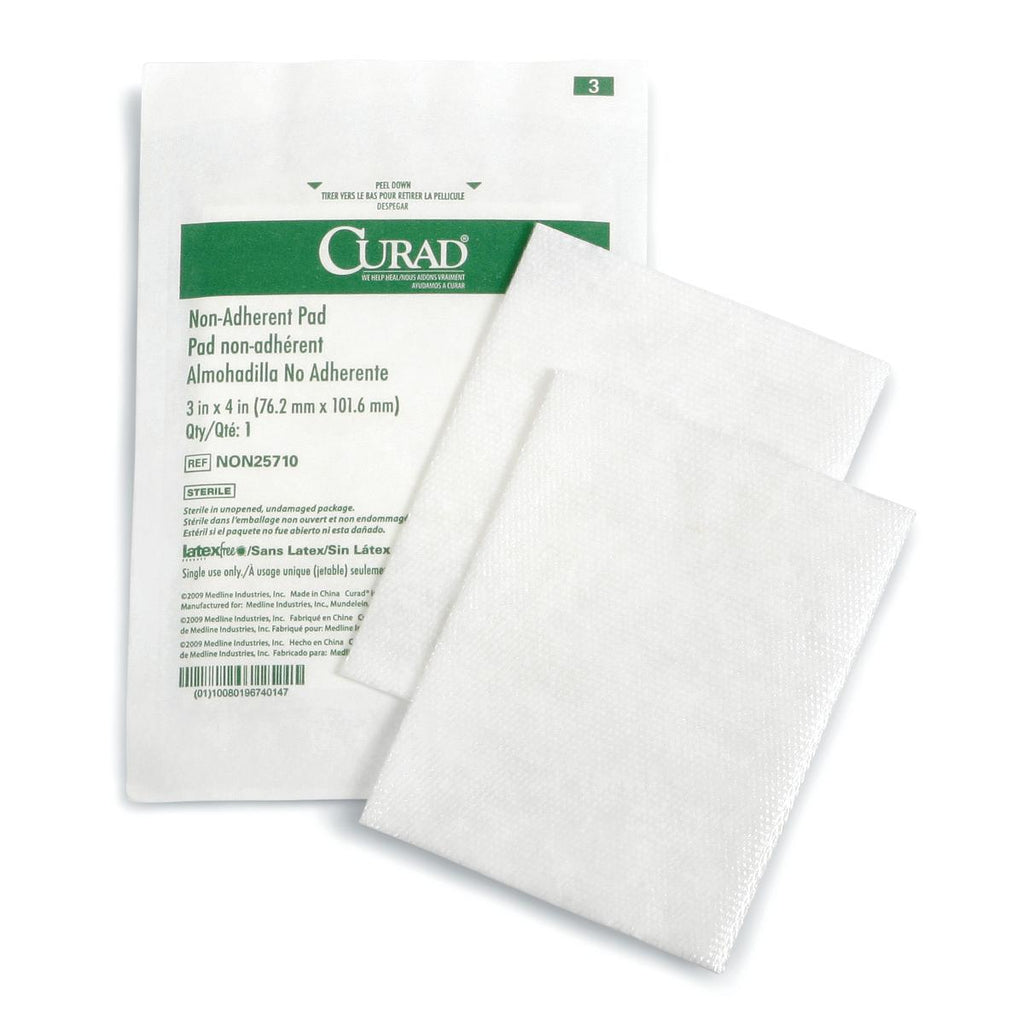 Curad Sterile Non Adherent Pad 100/BX - A6251