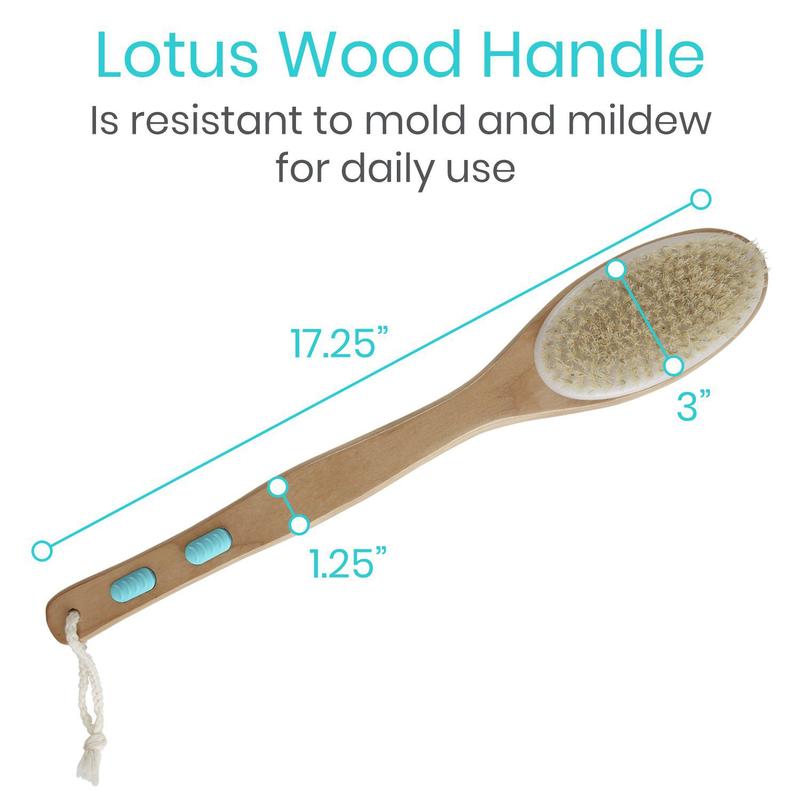 Soft Body Brush  17" Handle
