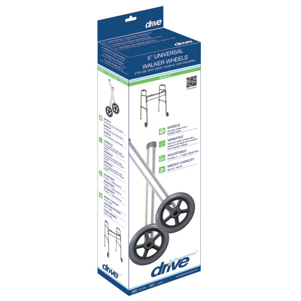 Drive 5" Universal Walker Wheels