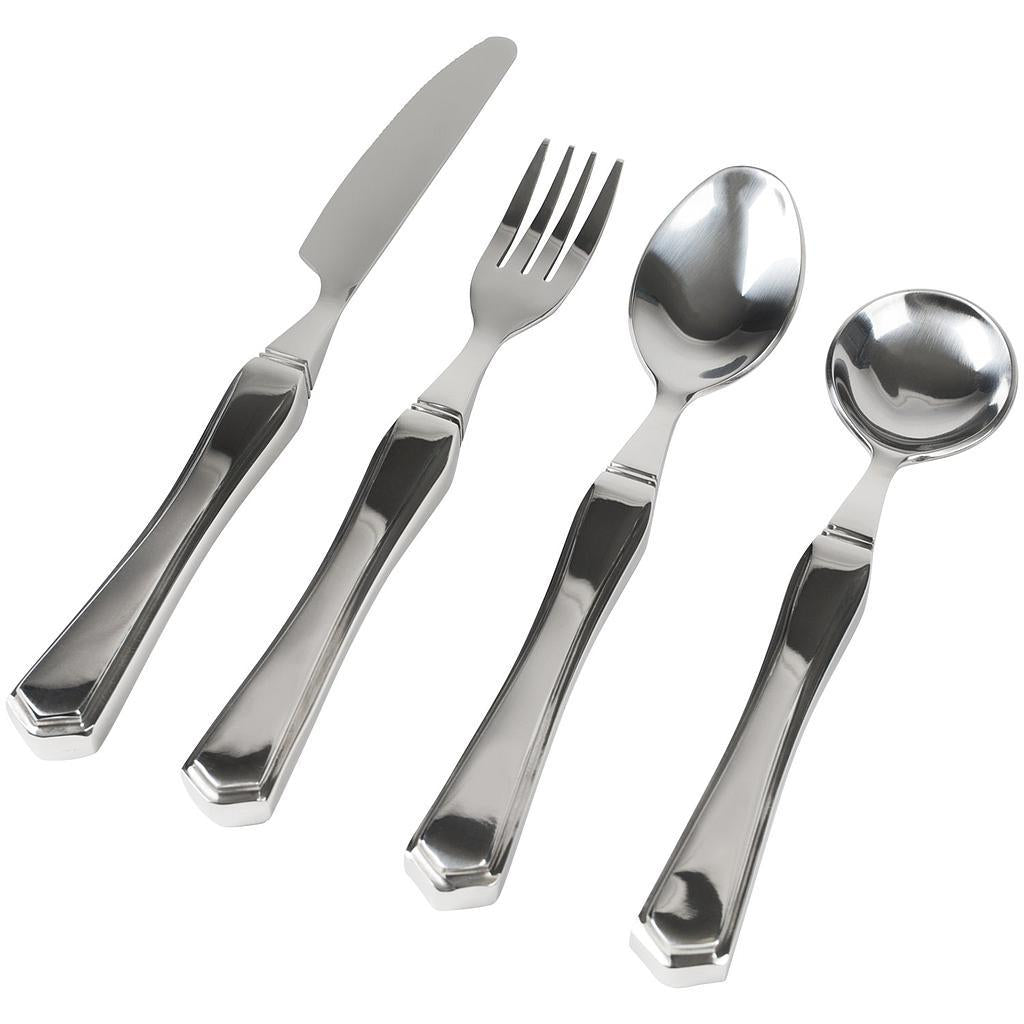 Weighted Utensil - 4 Piece Set Stainless Steel