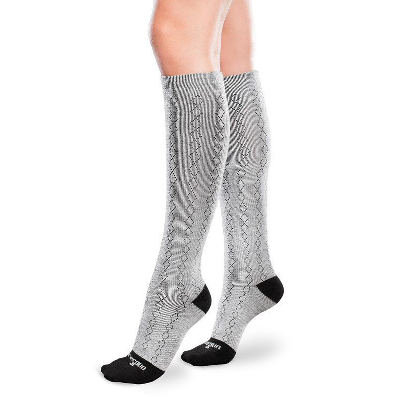 Patterned CoreSpun Socks 20-30 mmHg - Unisex - Wealcan