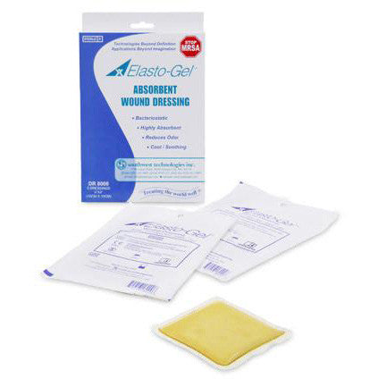 Elasto-Gel Sterile Wound Dressings (Without Tape) , 5/Box - Wealcan
